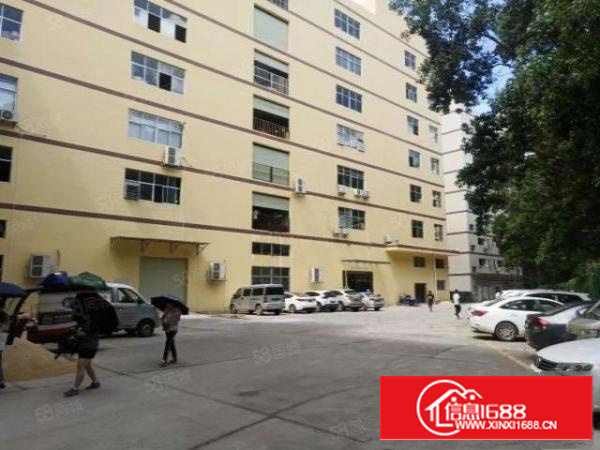 凤岗五联全新工业厂房2楼2200平全新地坪漆采光通透