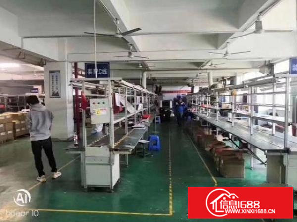 虎门博涌社区新出整层2500平方带装修厂房出租，超高使用率