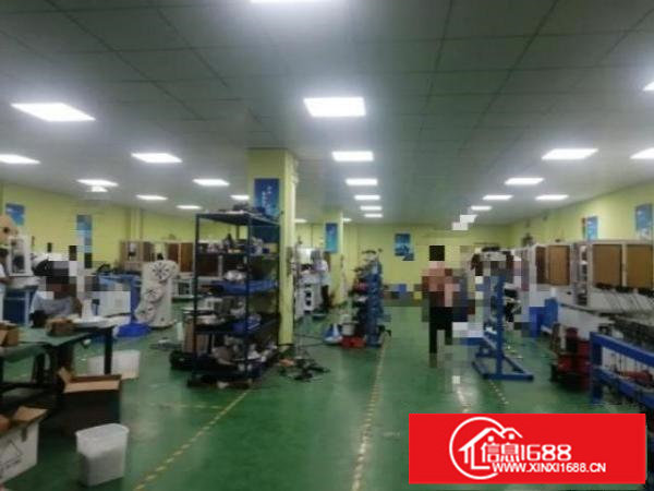 松岗山门第三工业区一楼带精装修800平