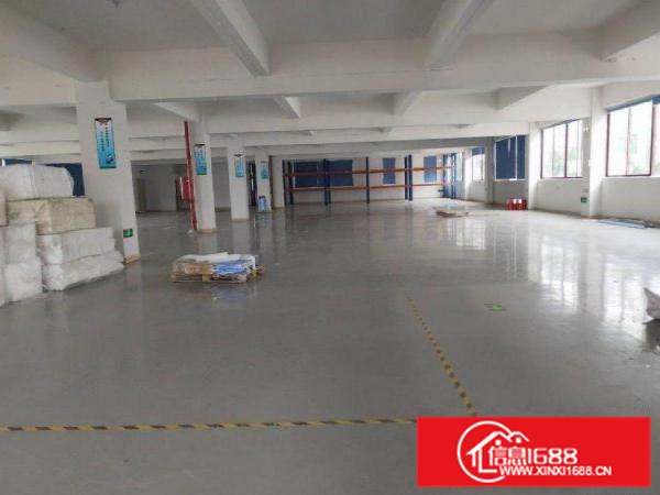 仲恺潼湖花园式楼上厂房1000平出租，现成地坪漆 办公室装修