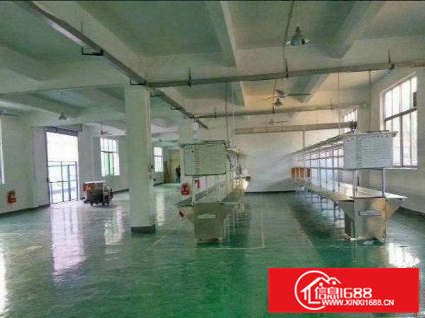 黄江长龙社区楼上400方厂房，带地坪漆装修，价格可谈！