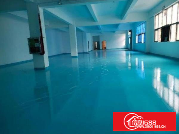 厂房位于沙井共和，楼上700平，原房东房，刷好地坪漆