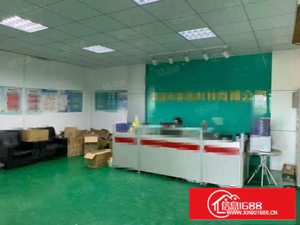 塘头新出楼上1290精装厂房，有豪华前台，水电到位，拎包入住