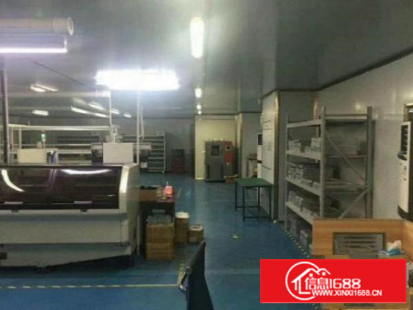 石岩石新楼上700平带装修厂房招租，原房东，格局好