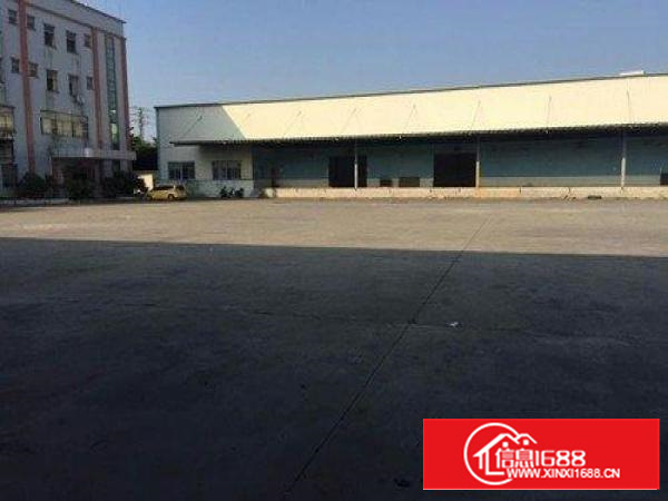 高埗单一层钢结构厂房5000平方出租带卸货平台空地超大