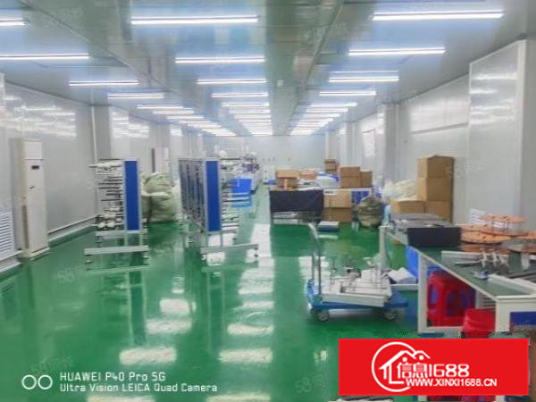 金凤凰工业区无尘车间出租1000，豪华装修，水电齐全。