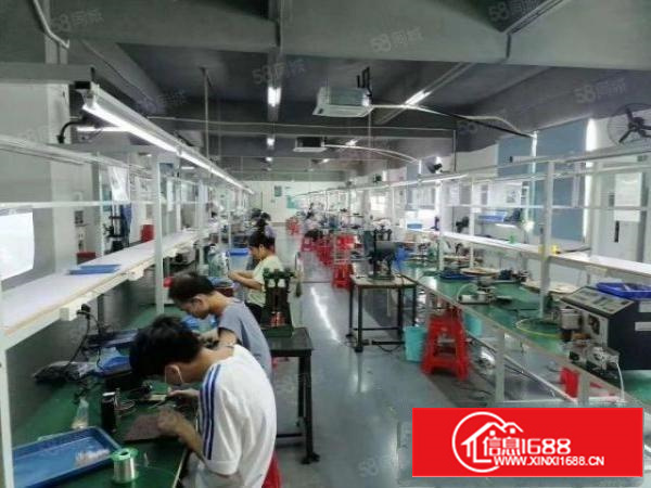 凤岗官井头楼上厂房1000平出租现成装修可分租