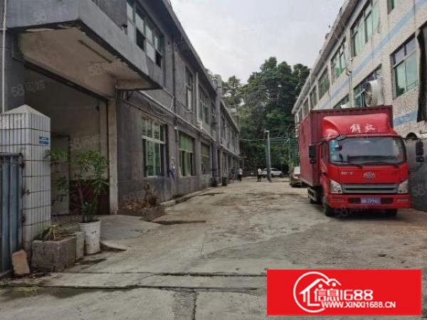 梅观高速独两层3400平方，厂房出租