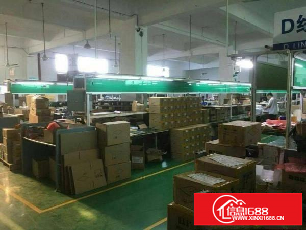 龙东大铺工业区楼上一整层800平米厂房出租