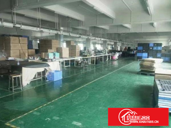 清溪镇中心新出楼上精装修厂房整层1600平，水电齐全拎包入住