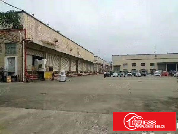 寮步上屯海关8米高单一层钢构厂房出租，共2000平方，房东急