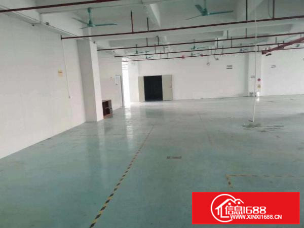 楼上900平方厂房出租，带消防喷淋，地坪漆完整！