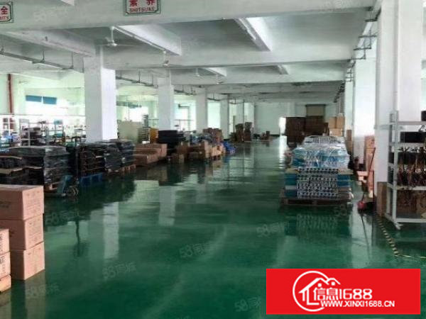 松岗罗田新出楼上整层2400平方原房东装修厂房出租