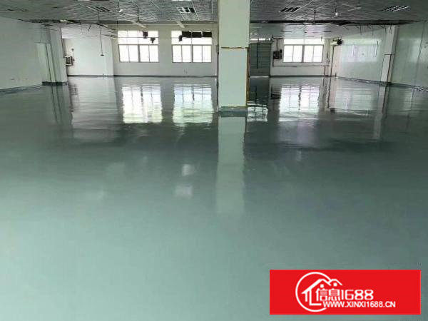 长安锦厦全新地坪漆厂房三楼900平方招租
