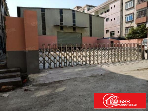 寮步下岭贝牌坊附近新出钢构厂房2850平出租，无公摊可做仓库