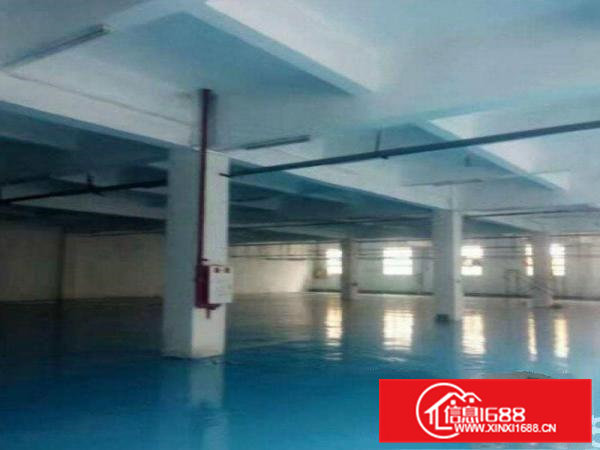 三楼厂房带装修1300平方水电齐全已隔好办公室地板漆有电梯