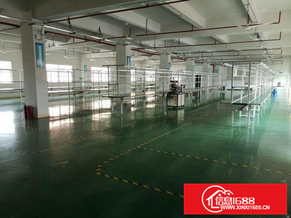 凤岗五联村奇华工业区二楼800平米原房东带装修厂房出租