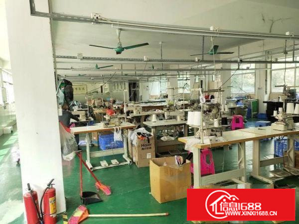 坂田上雪科技园楼上带办公室装修500平方厂房出租，有地坪漆