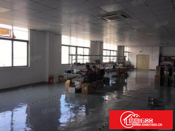 松岗东方107国道边独院三楼分租580平方带装修厂房出租