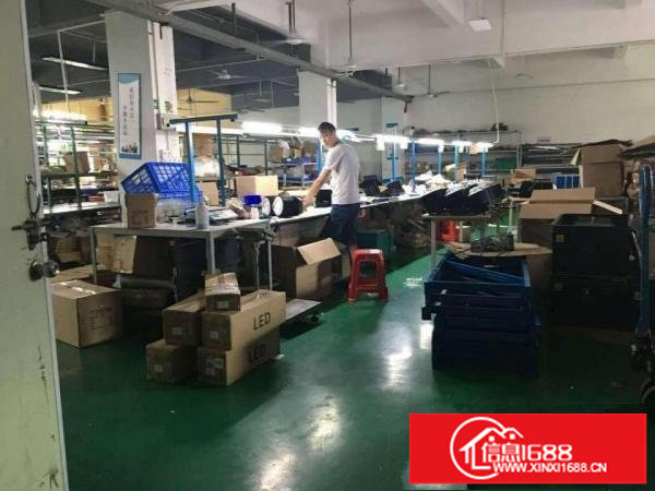 平湖街道山厦独院楼上1500平带装修厂房可分租