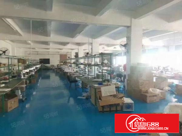 沙井马鞍山地铁口新出楼上1300平方装修厂房分租