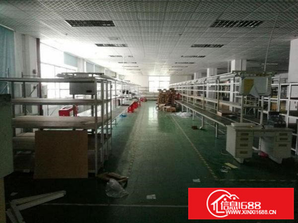 凤岗竹塘楼上带修厂房出租1680平方刷地坪漆