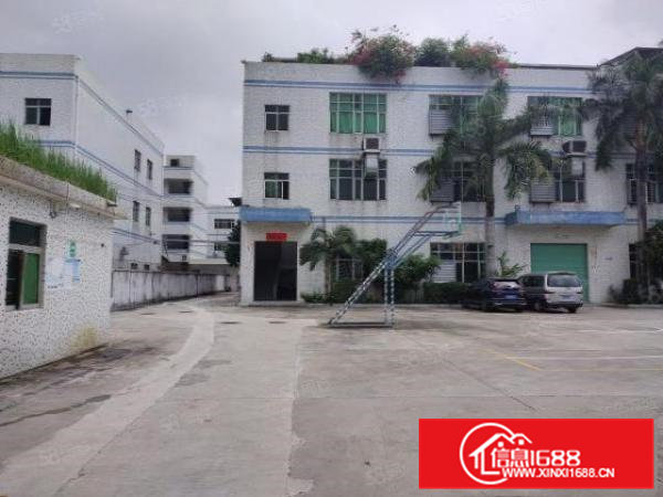 凤岗雁田怡安工业城一楼2百5百8百1千平红本仓库厂房出租分租