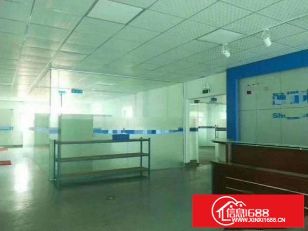 坪山坑梓工业园新出楼上整层1200平三吨电梯形象好可分租