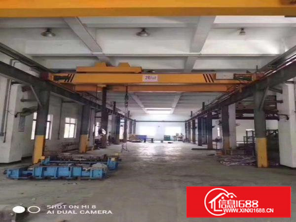 沙头实业客分一楼实际约1500平，带行车适合模具钢注塑
