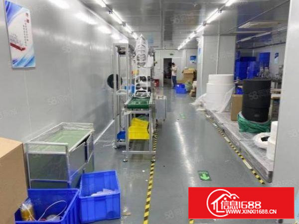 石岩龙大高速出口新出原房东楼上750平有无尘车间直接拎包入住