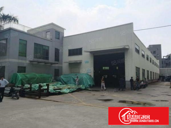 凤岗单一层独栋砖墙到顶滴水8米钢结构1300平厂房出租