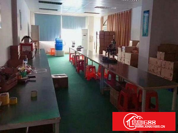 惠阳新墟楼上新出1350平方带精装修厂房出租