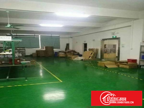 石岩罗租楼上420平米厂房带装修出租免转让费