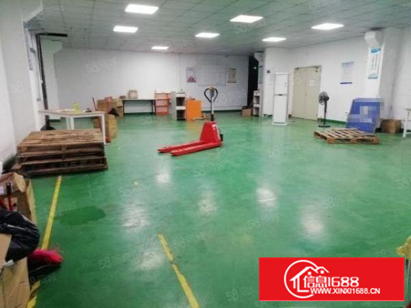 西乡,宝运达附近,新出楼上1300平精装修厂房出租,拎包生产