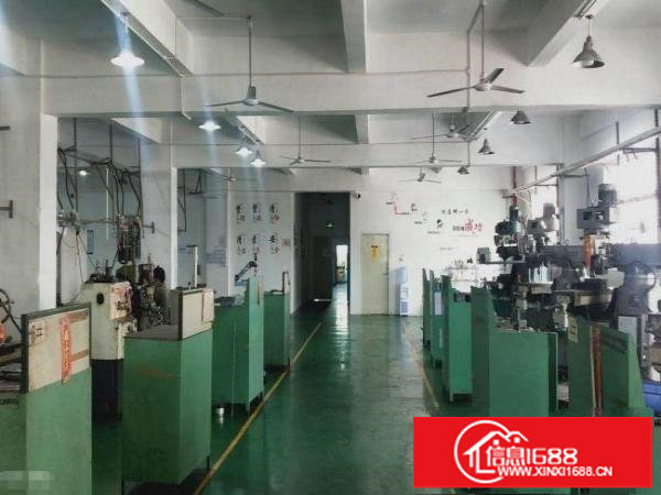 横岗六约村新出全新楼上2500平厂房带装修分出租，不需转让费