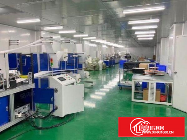 金凤凰村委厂房楼上400平现成装修车间办公室全部吊顶