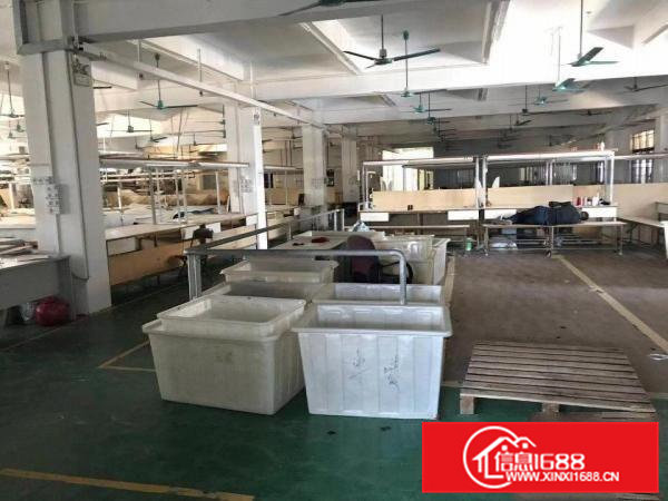 凤岗油甘埔独院厂房分租二楼1480平现成办公室水电齐全