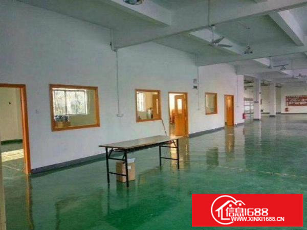 出租龙岗区坪地空出标准3楼500方厂房带地坪漆装修