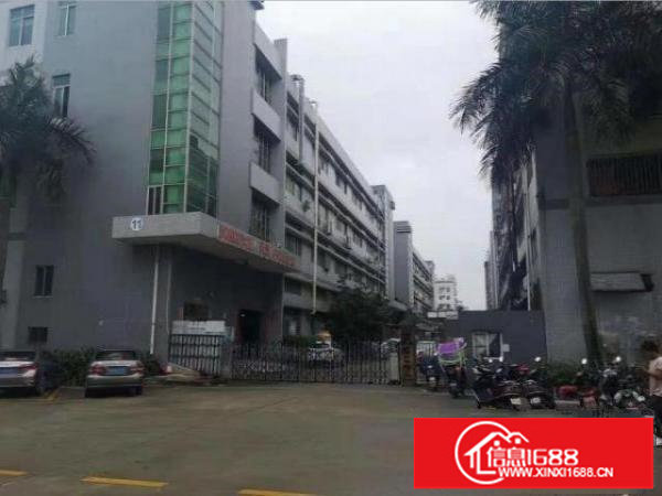 横岗四联社区招租楼上厂房650平，无公摊，形象佳租期长