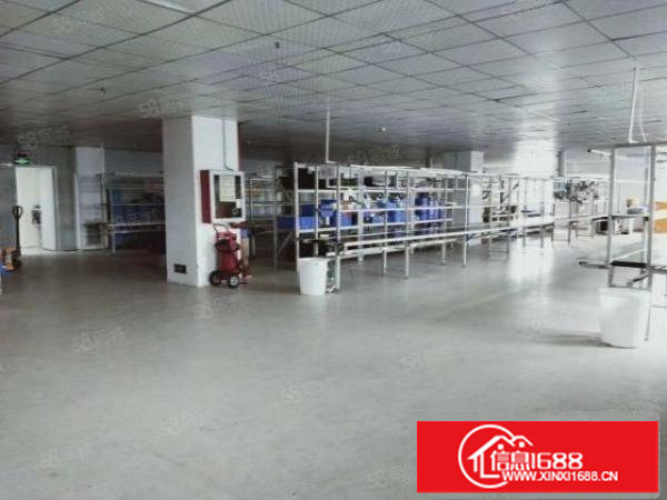 福永宝安大道边1200平带装修电子厂出租