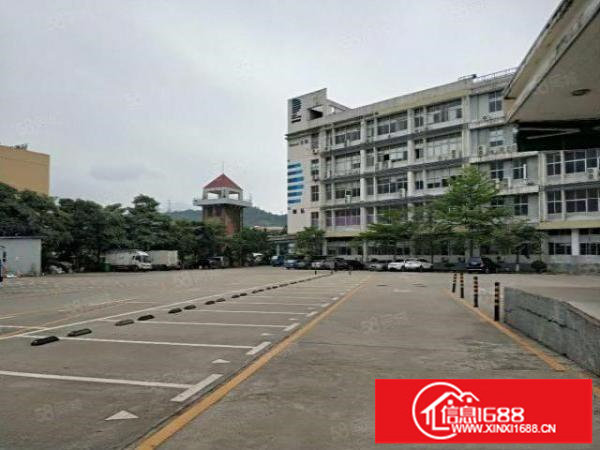 横岗新出原房东楼上2400平全新豪华装修厂房出租，超大空地