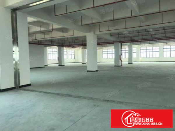 寮步石龙坑新出楼上2000平厂房低价出租