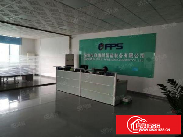 福永桥头新出楼上800平米带豪华装修厂房出租