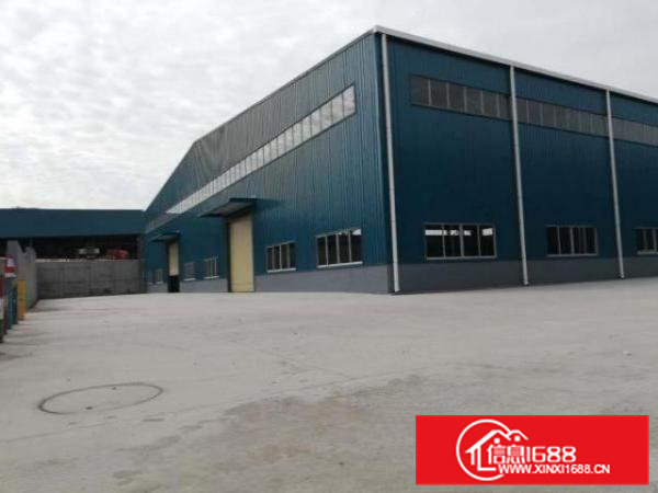 横沥镇独栋滴水10米高全新钢结构带行轨单一层铁皮房出租