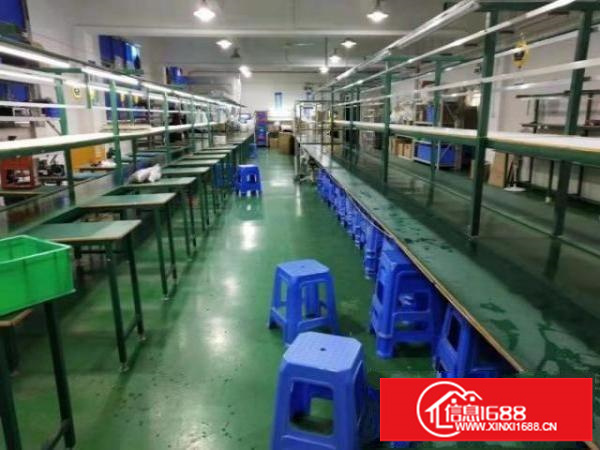 沙井沙头1300平米精装修电子厂房出租带拉线