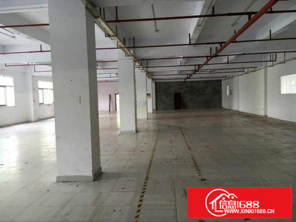 凤岗雁田布心楼上厂房便宜出租2000平好招工