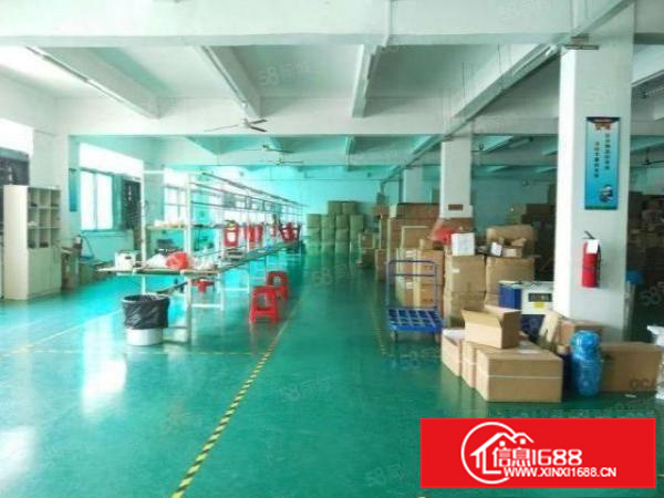 沙井98工业城，2楼1080平米，带精装修免转让费
