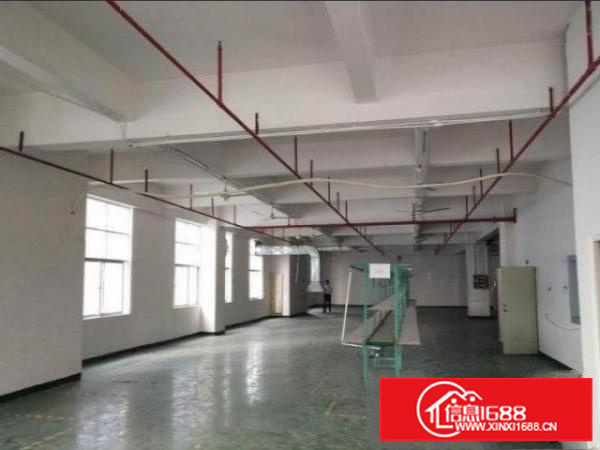 横岗西坑村二楼380平小面积厂房出租，水电齐全