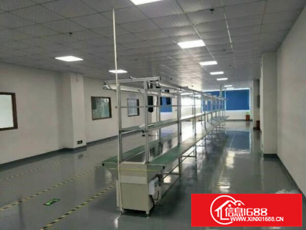 龙岗龙西小学旁原房东650平带精装修标准厂房出租