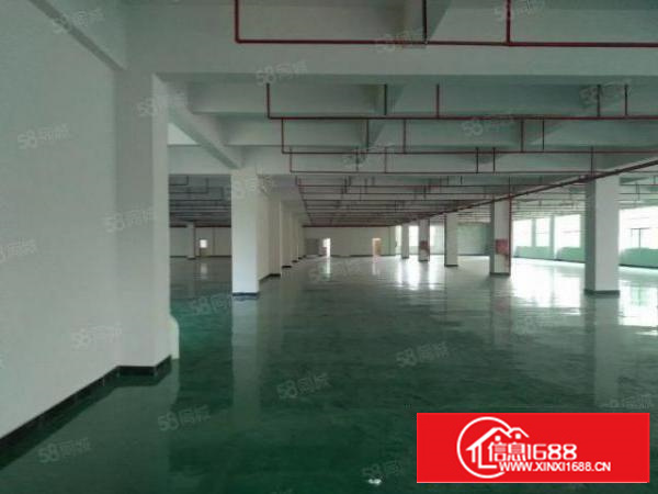 凤岗五联2200平厂房出租内部形象优带全新地坪漆消防喷淋